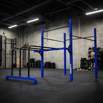 Cage Calisthenics Rack with Parallel Bars - D80 | Crosstraining - Full View of the Equipment 2