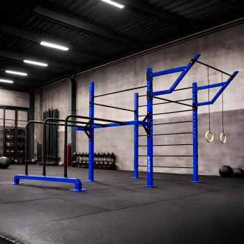 Appareil de gymnastique suédoise multifonction - D80 Pro | Street Workout Park - Vue complète de l’équipement 2