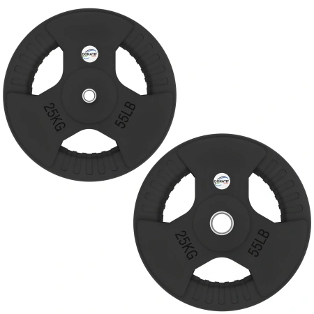 Set Dischi Gommati con Maniglie - 250 Kg | Professionali