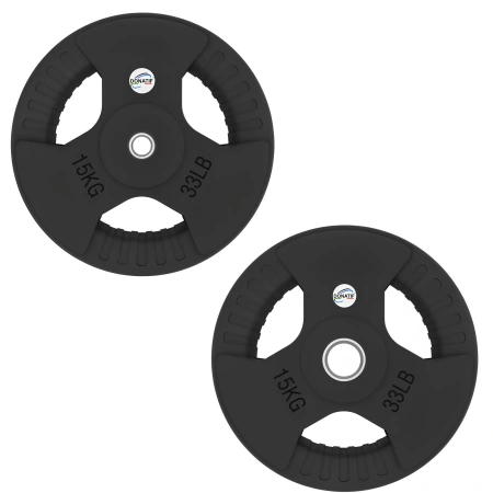 Set Dischi Gommati con Maniglie - 1000 Kg | Professionali