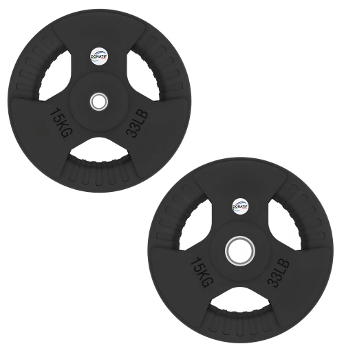 Set Dischi Gommati con Maniglie - 2000 Kg |...