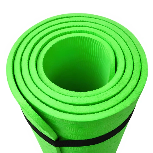 Alfombrilla de yoga - Pilates | Alfombra de fitness para gimnasia | Antideslizante - Vista superior y grosor