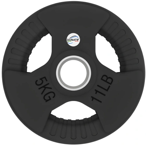 Olympisches Langhantel-Set mit 70 kg gummierten Scheiben – 5 kg