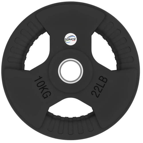 Olympisches Langhantel-Set mit 70 kg gummierten Scheiben – 10 kg