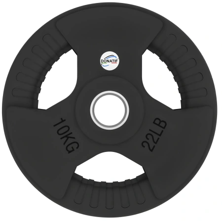 Olympisches Langhantel-Set mit 70 kg gummierten Scheiben – 10 kg