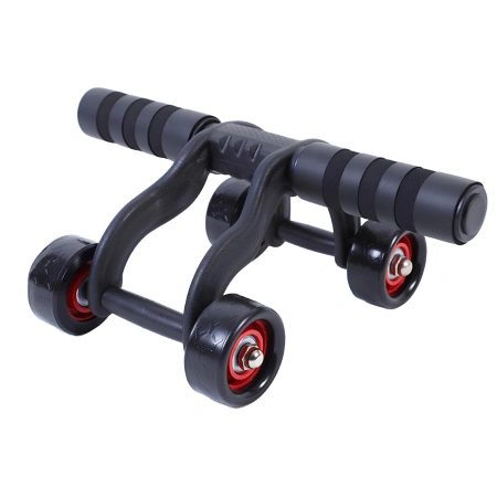 AB Wheel Roller – 4 Räder | Bauchmuskelwerkzeug | Fitness – Frontansicht