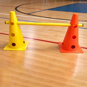 Training Cones - Adjustable Obstacles | Gym - Full View Cones and Bar 2
