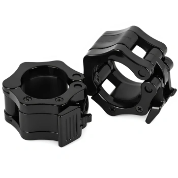 Pair of Olympic Disc Stoppers - Safe Collar Lock - 50 mm - Side View