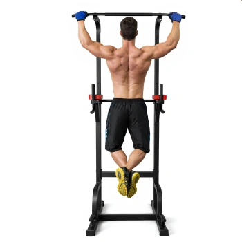 Multifunction Power Tower | Adjustable pull-up bar - total view 2