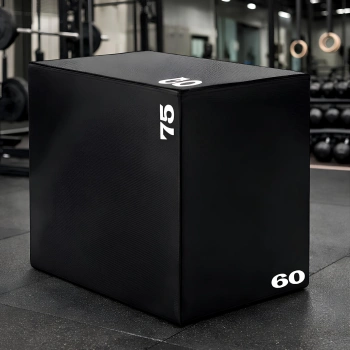 Plyo Box with 3 Heights and Capacity 200 Kg | Professional - Front View 2
