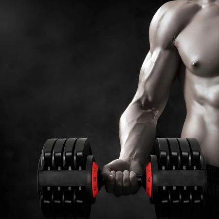 Verstellbarer Lenker 3,5–32 kg | Variabler Boost – Nutzungsansicht im Fitnessstudio