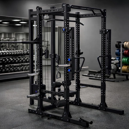 Rack multifunción - Powerlifting | Pila de pesos incluida - Uso