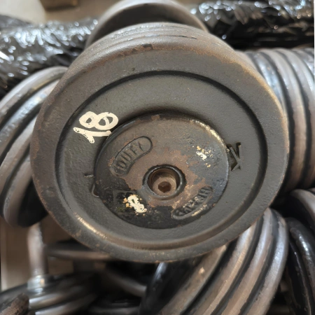 Kit de mancuernas Iron Gym - Usado | Total: 708 kg - 18 kg