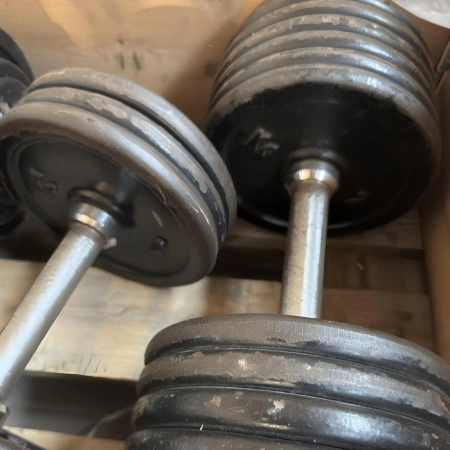 Iron Gym Hantel-Set – Gebraucht | Verschiedene Gewichte – Rifteln