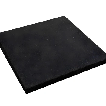 Sol caoutchouté - 1x1 mt - 3 cm | Antidérapant à grain fin - vue complète