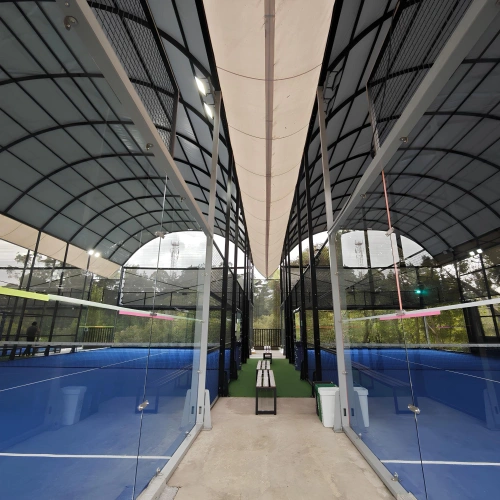 Campo da Padel Coperto - CP25 | Professionale - Visuale Completa Campo Reale