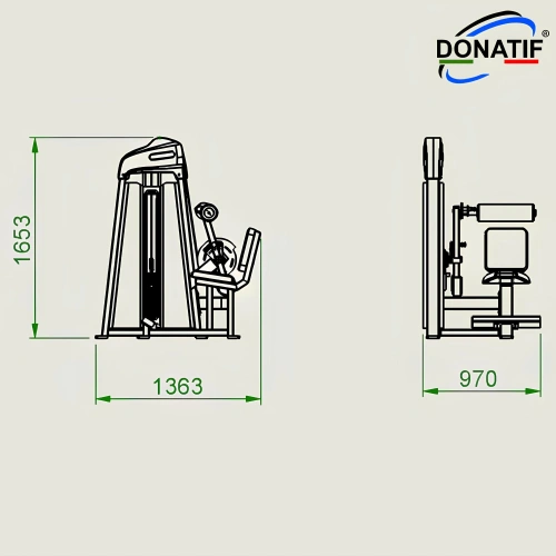 Isolateur abdominal - FMT | Pack de poids inclus | Personnalisé - Visuale Misure