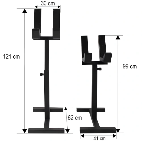 Dumbbell Spotter Stand - Adjustable | Custom Made