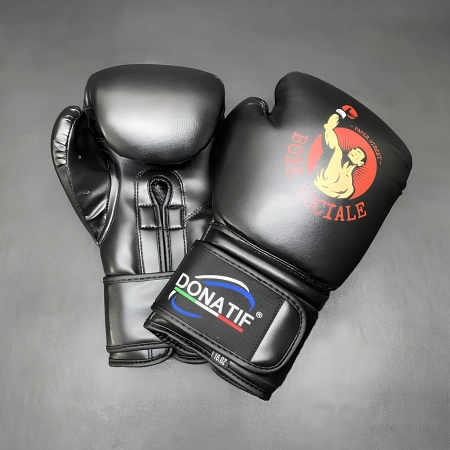 Guantoni da Boxe Minimal Look - GB27 | Professionali - Visuale dall'Alto Reale