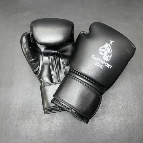 Guantoni da Boxe Minimal Look - GB27 | Professionali - Visuale Sul Retro con Logo Cliente