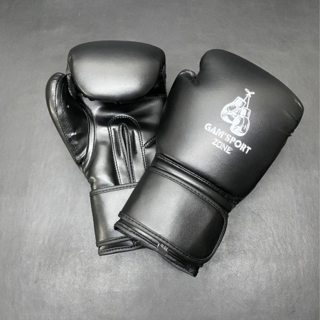 Guantoni da Boxe Minimal Look - GB27 | Professionali - Visuale Sul Retro con Logo Cliente