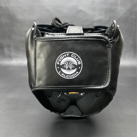 Casque de boxe avec masque de protection faciale CX17 | Professionnel - Logo client en vue de face