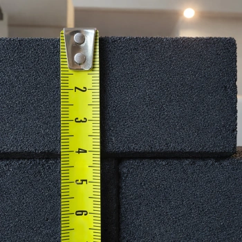 Rubberized Floor - 1x1 mt - 4 cm | Fine grain non-slip 2