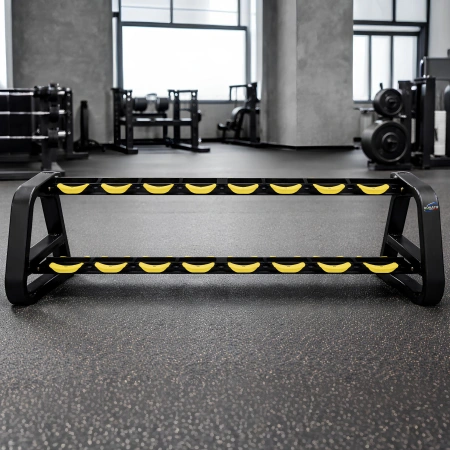 Dumbbell rack with 2 shelves - 8 pairs