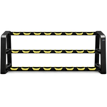 Estante para mancuernas con 3 estantes - 12 pares