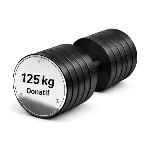 Manubrio in Acciaio Inox da 125 Kg - Professionale - Visuale Laterale