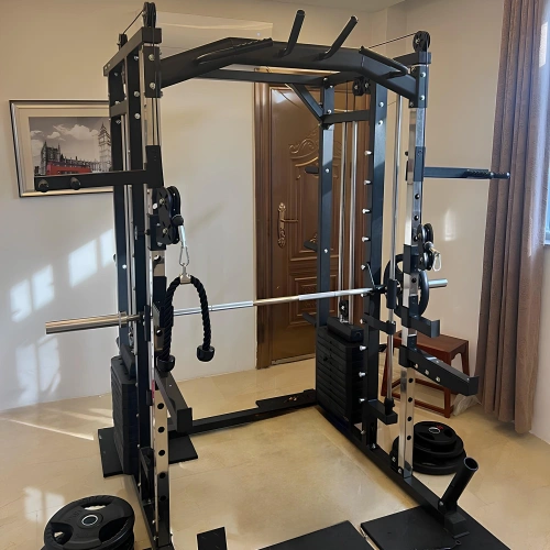 Women's Olympic Barbell 200 cm 50 mm and 15 Kg - BNC - Full View with Rack