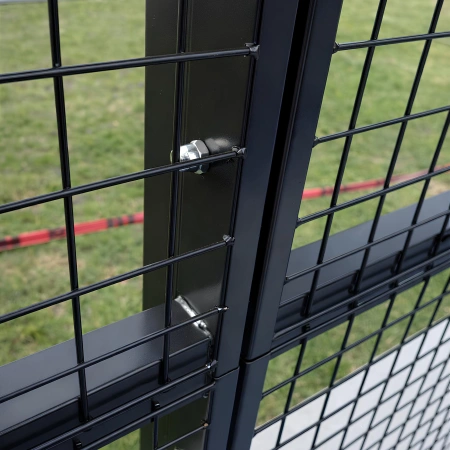 Panorama-Padelplatz mit den Maßen 10x20 mt - CP15 | Professionell – Netzwerkansicht