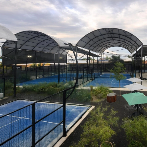 Couverture de terrain en padel - CP40 | Professionnel - Vue complète du terrain