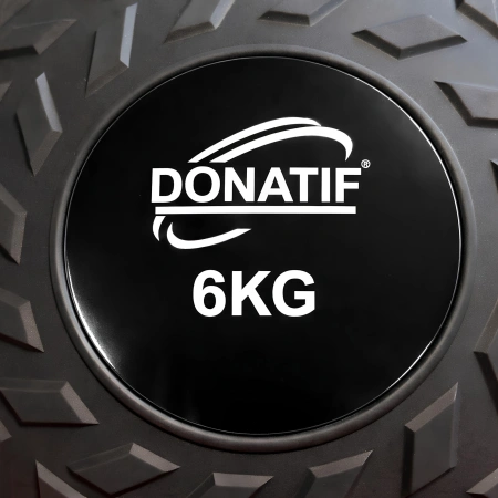 Slam Ball Anti Rimbalzo - 6 KG | Professionale - Logo