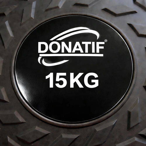 Slam Ball Anti Rimbalzo - 15 KG | Professionale - Logo