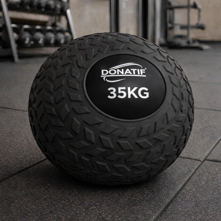 Slam Ball Anti Rimbalzo - 35 KG | Professionale - Visuale Palestra