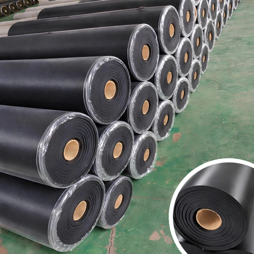 Rouleau de gym caoutchouté - 1x10 m et épaisseur 10 mm | RG10 - Rouleaux