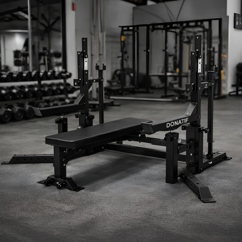 Competition Bench Squat - Powerlifting | Personalizado - Vista completa en la sala derecha