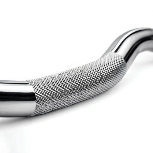 Olympic Super Curl Bar 120 cm - 50 mm | Spring Bar - Knurled View