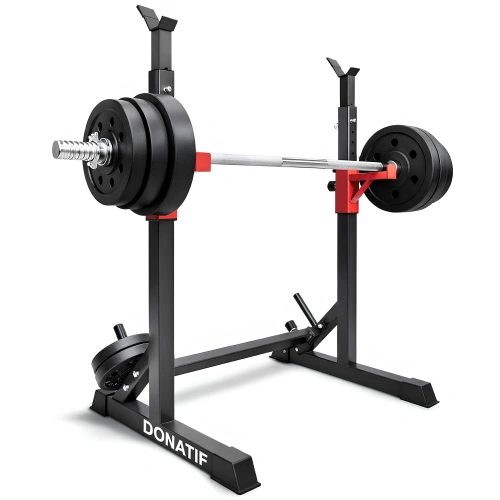 Kniebeugenständer mit Langhantel - RS1 | Home Gym - Visual mit Scheiben