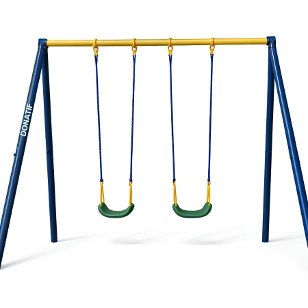 Balançoire double pour aire de jeux - COA770 | Professional - Vue de face