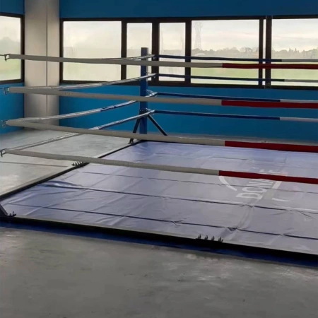 Ring de boxe - Boxe au sol | Taille variable - Vue réelle du ring en gros plan