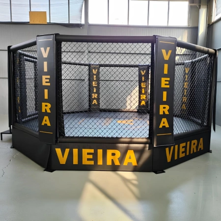 Jaula MMA Octagonal Elevada 50 cm | Tamaño Variable - Producto a medida