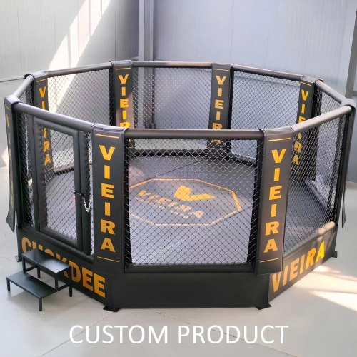 Jaula MMA Octagonal Elevada 50 cm | Tamaño Variable - Personalización