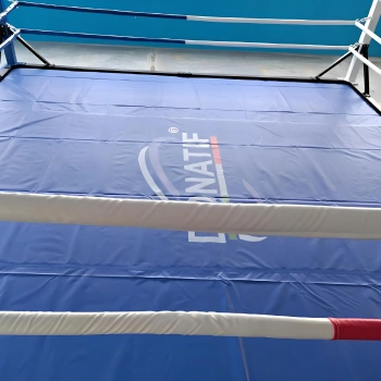Ring de boxe - Boxe au sol avec logo Donatif - Vue d'ensemble 2