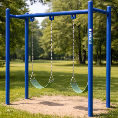 Altalena da Giardino per Parco Allenamento - COA870 - Visuale Parco Completa
