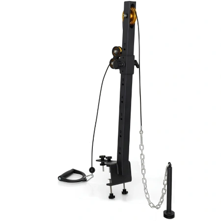 Iron Arm Table Pulley | Professional - Side View