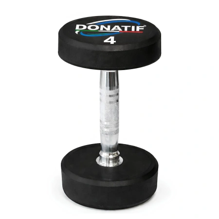 4 kg Rundgummihantel - Professional - Vorderansicht