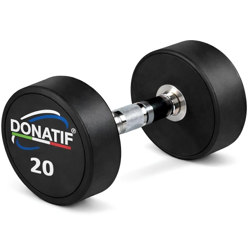 20 Kg Runde gummierte Hantel - Professional - Gesamtansicht