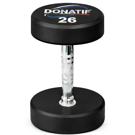 Manubrio Gommato Tondo da 26 Kg - Professionale - Visuale da Davanti
